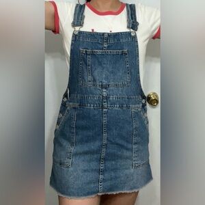 We the Free denim skirt overalls in small